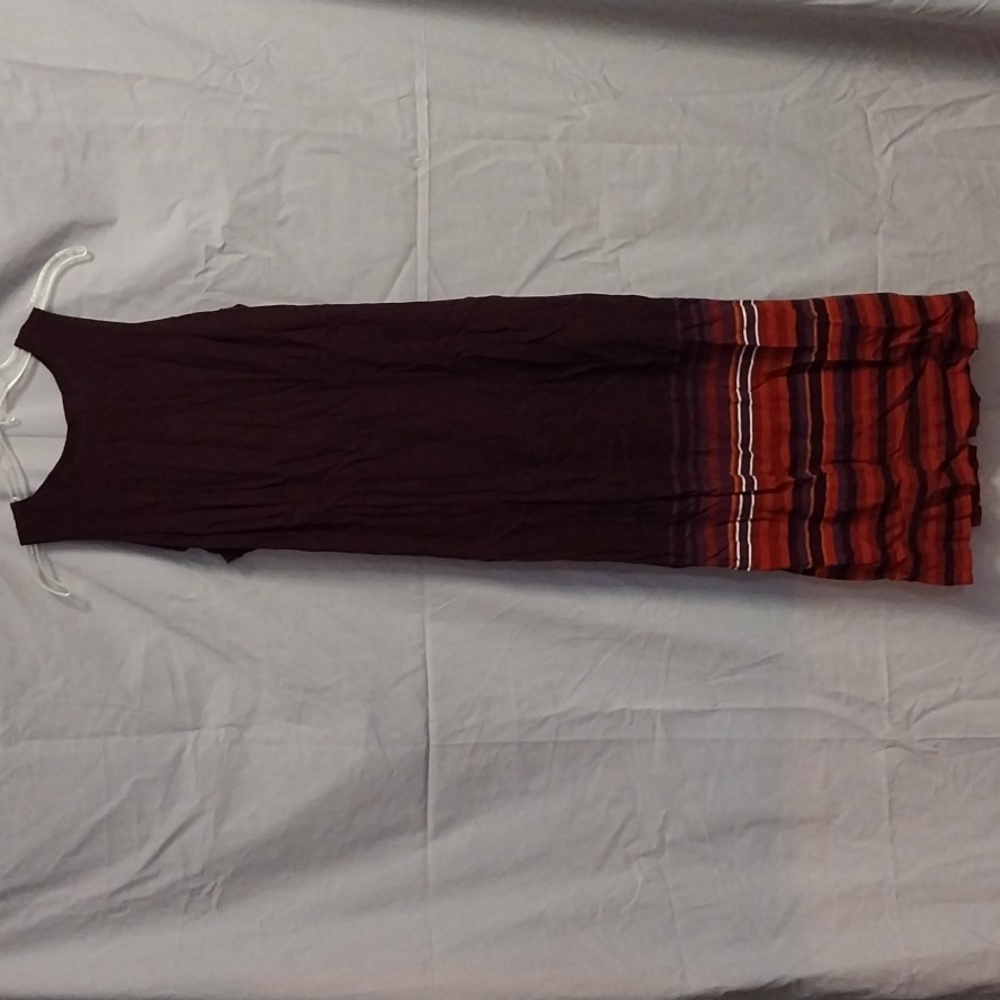 Women's WNY maroon maxi dress size 10